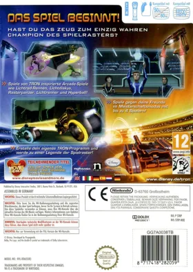 Tron - Evolution - Battle Grids box cover back